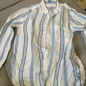 Lucky Brand Lightweight Striped Button Down Size S Women’s